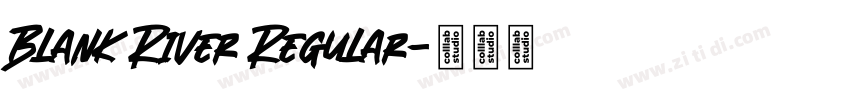 Blank River Regular字体转换